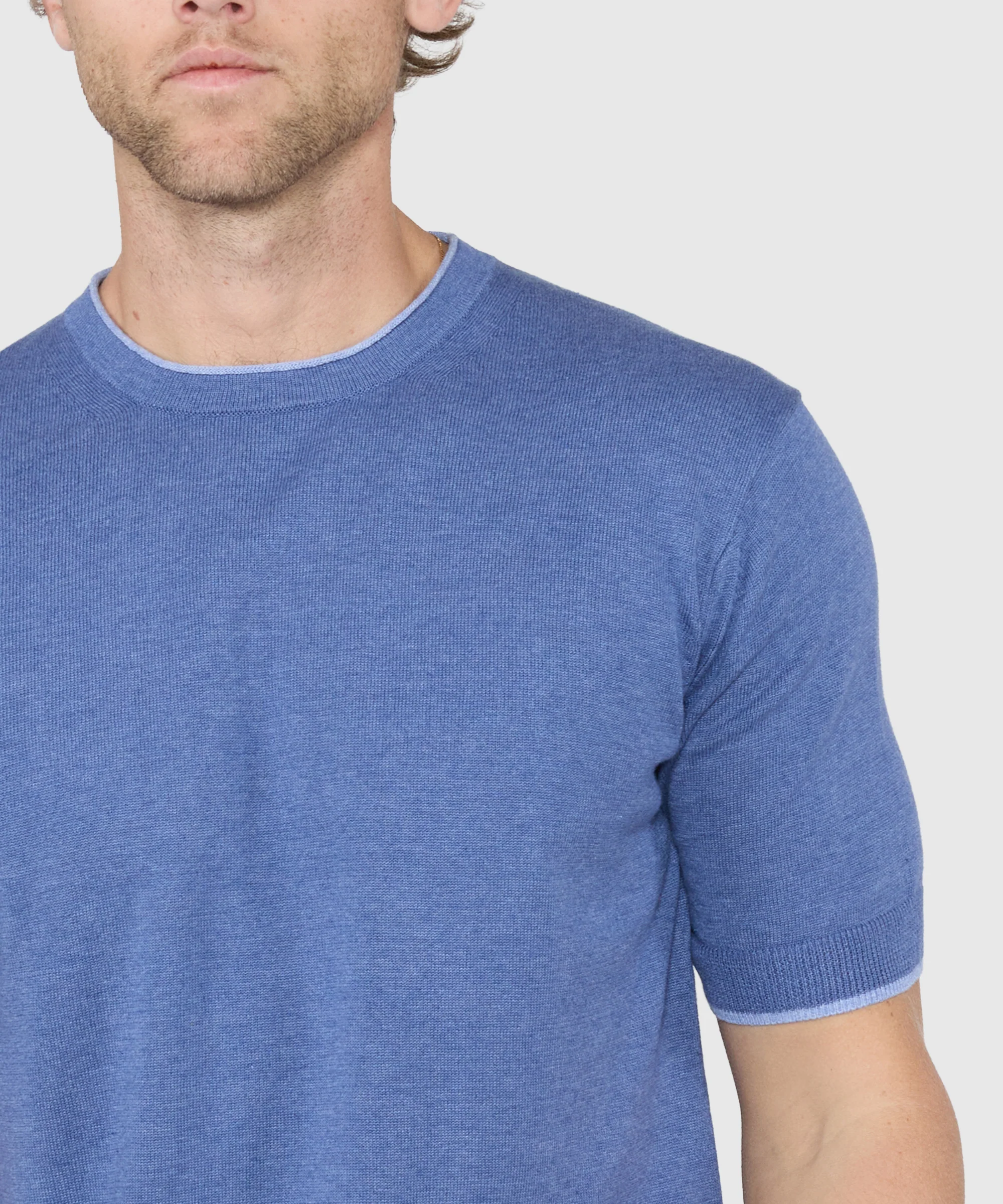 Westport Black Short Sleeve Retro Roulle Crew - Image 3