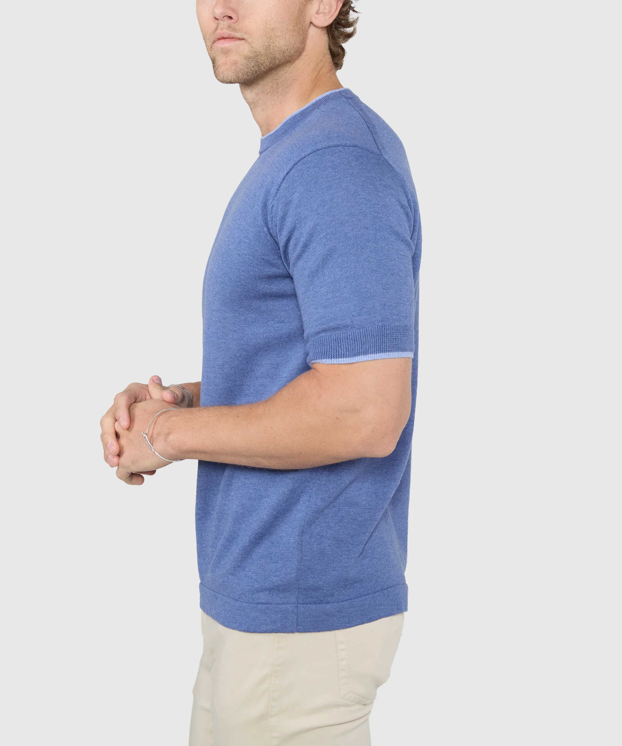 Westport Black Short Sleeve Retro Roulle Crew - Image 4