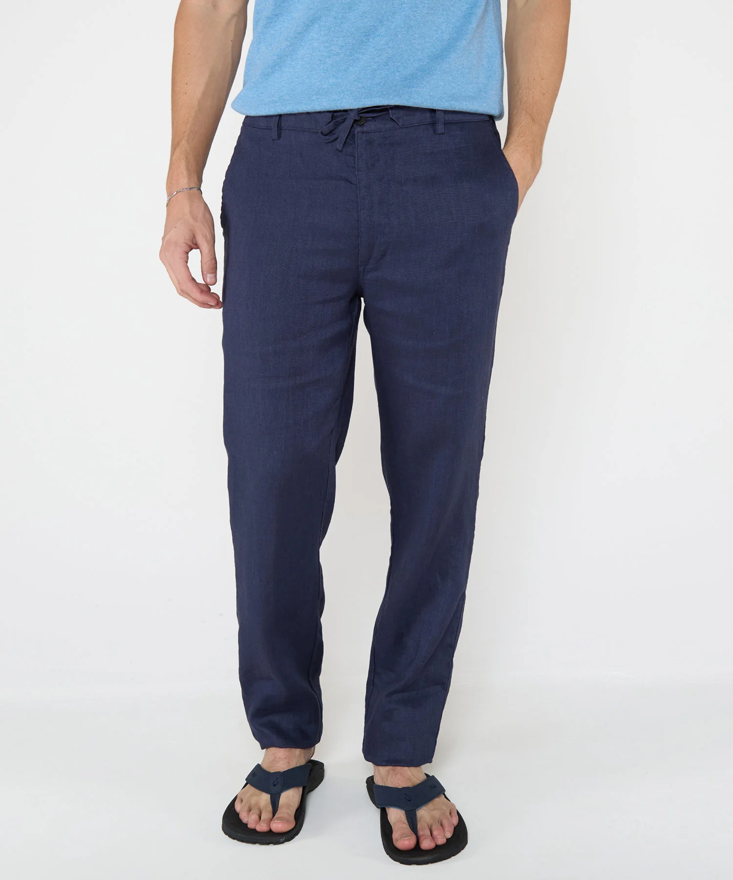 Westport Black Southport Linen Pants - Image 2