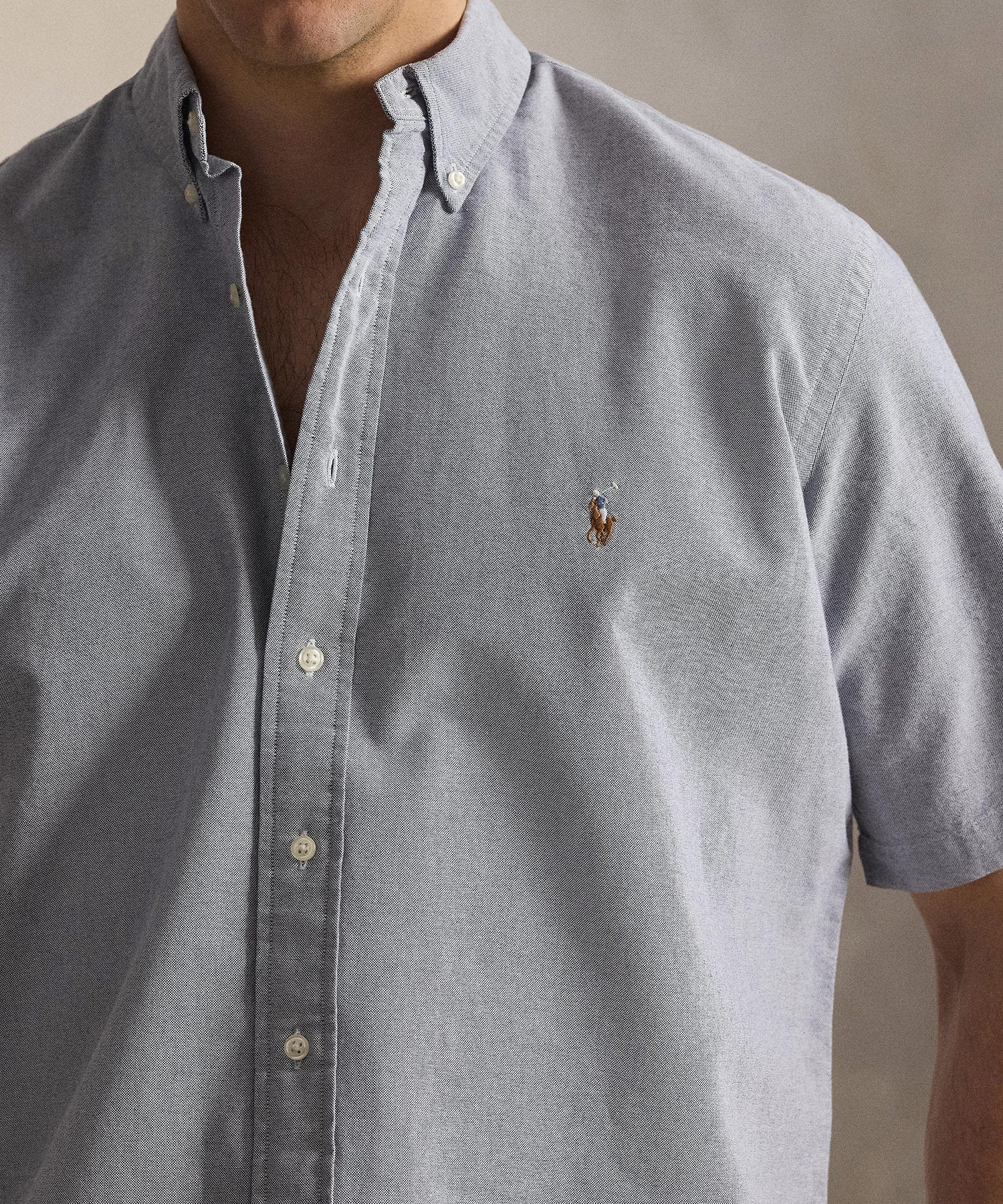 Polo Ralph Lauren Short Sleeve Solid Oxford Sport Shirt - Image 13