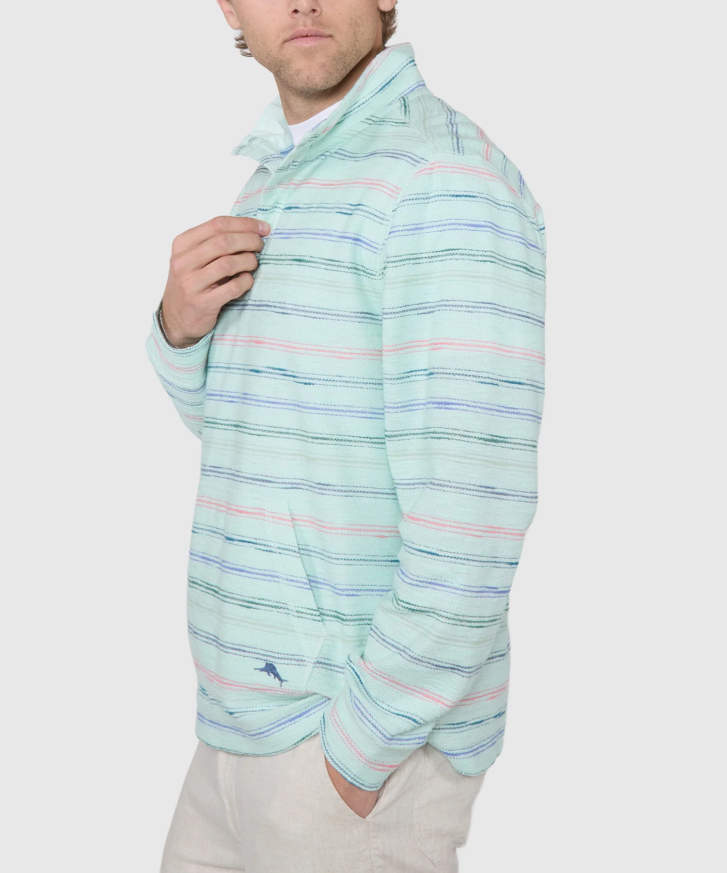 Tommy Bahama Minori Sands Button Mock Pullover - Image 5