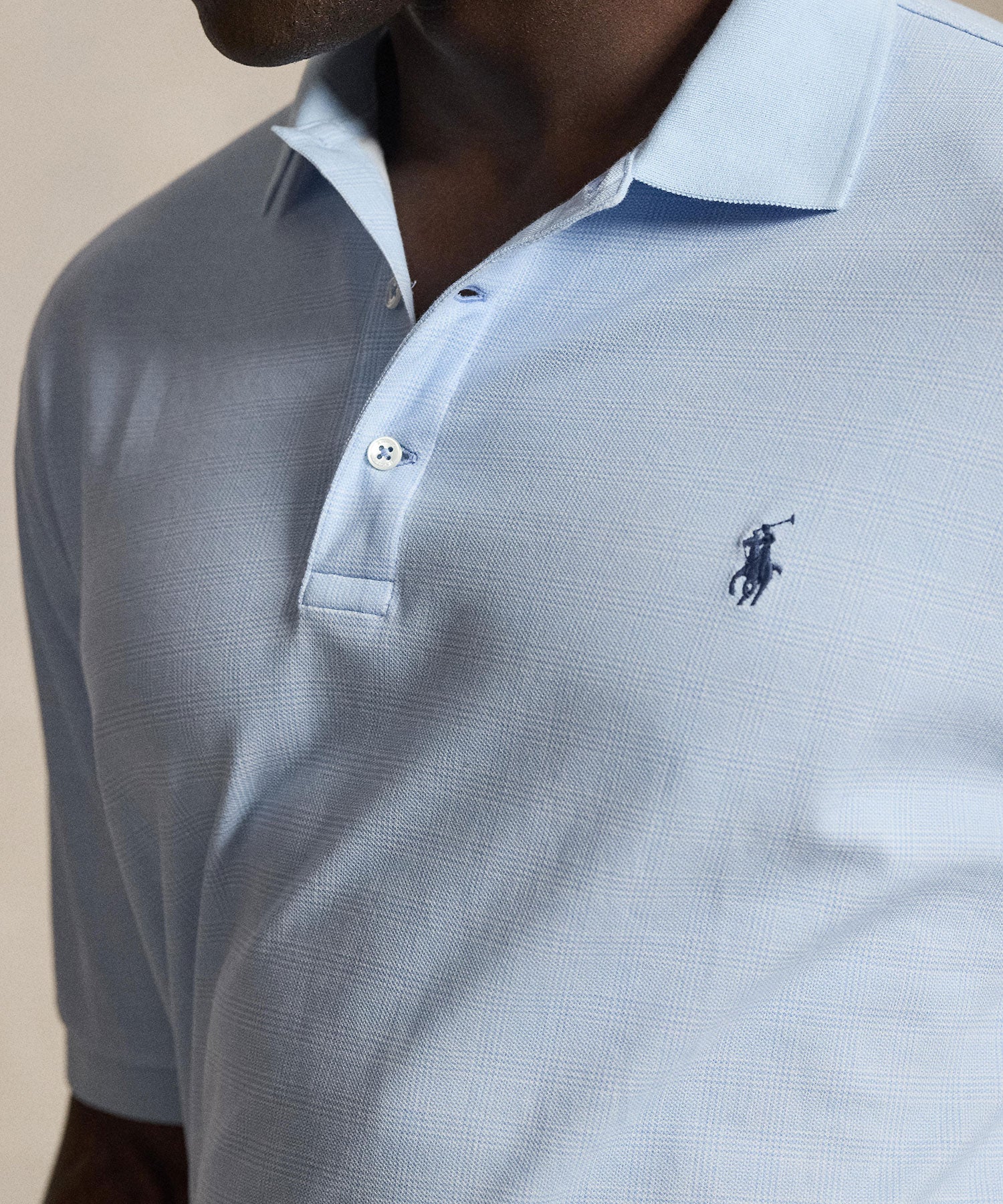 Polo Ralph Lauren Short Sleeve Glen Plaid Stretch Mesh Polo - Image 9
