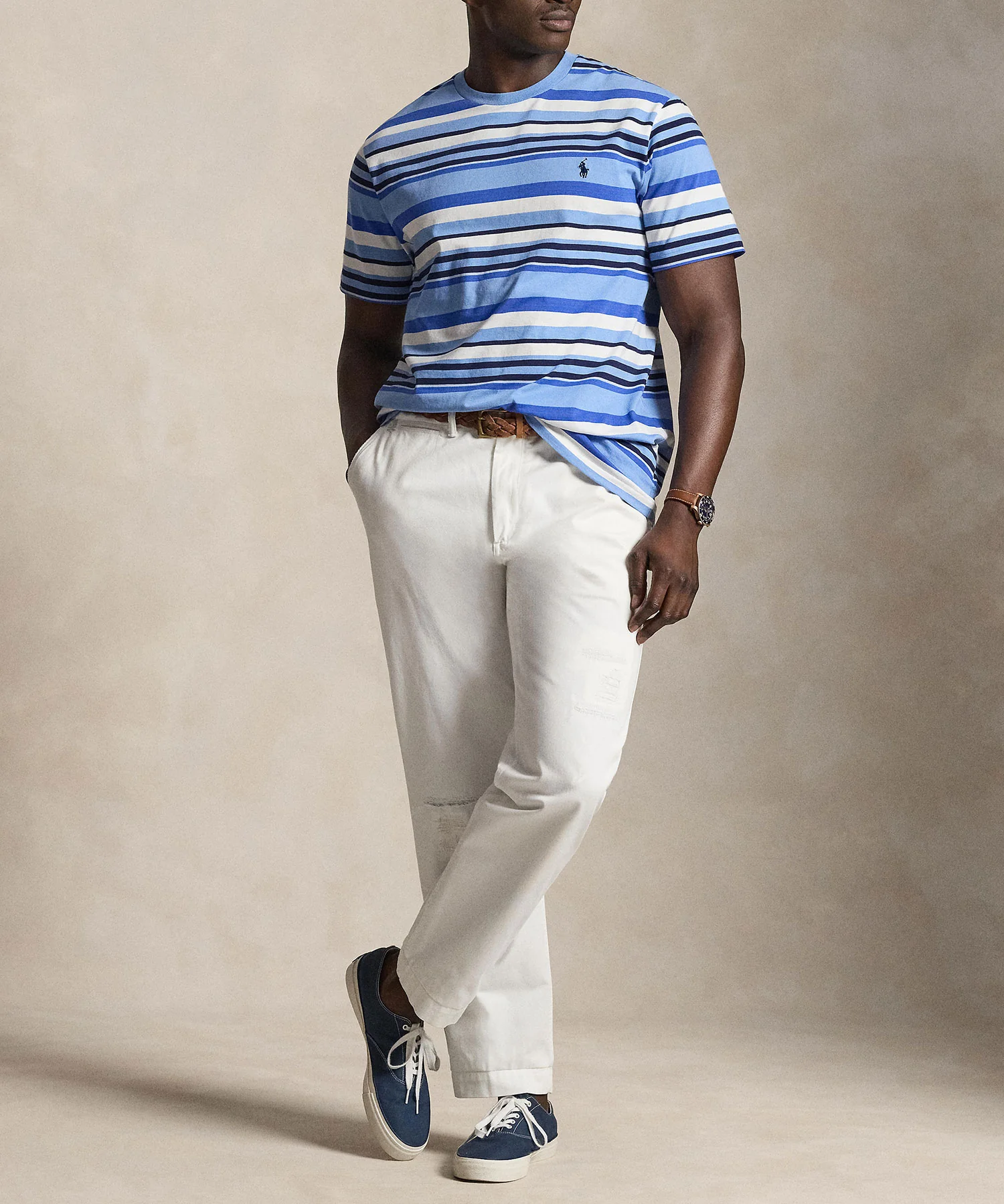 Polo Ralph Lauren Short Sleeve Animated Stripe T-Shirt - Image 5