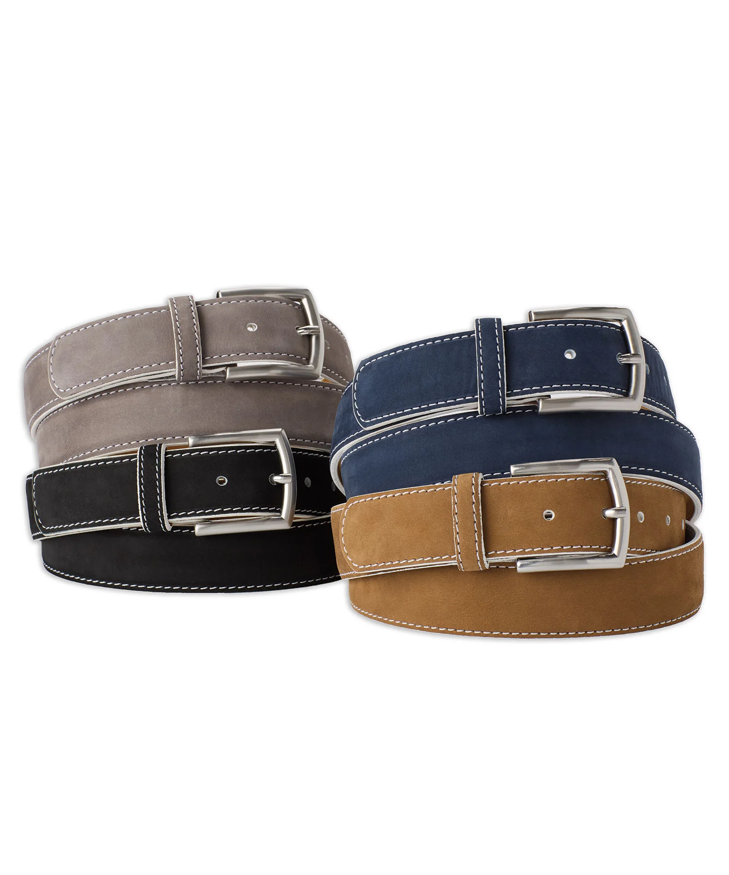 Westport Black Suede Belt - Image 2