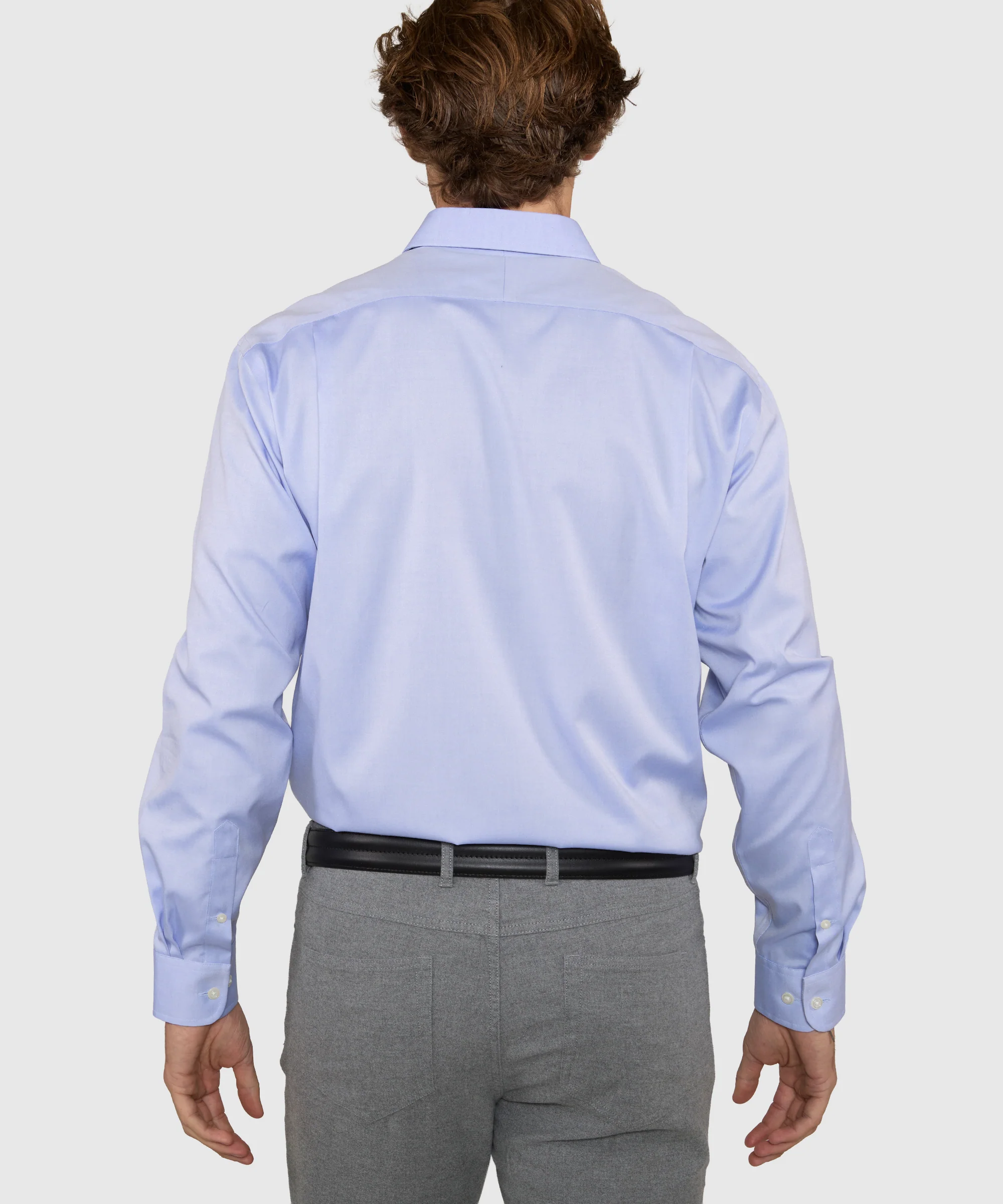 Wilkes & Riley Tailored Fit Spread Collar Dress Shirt - Image 5