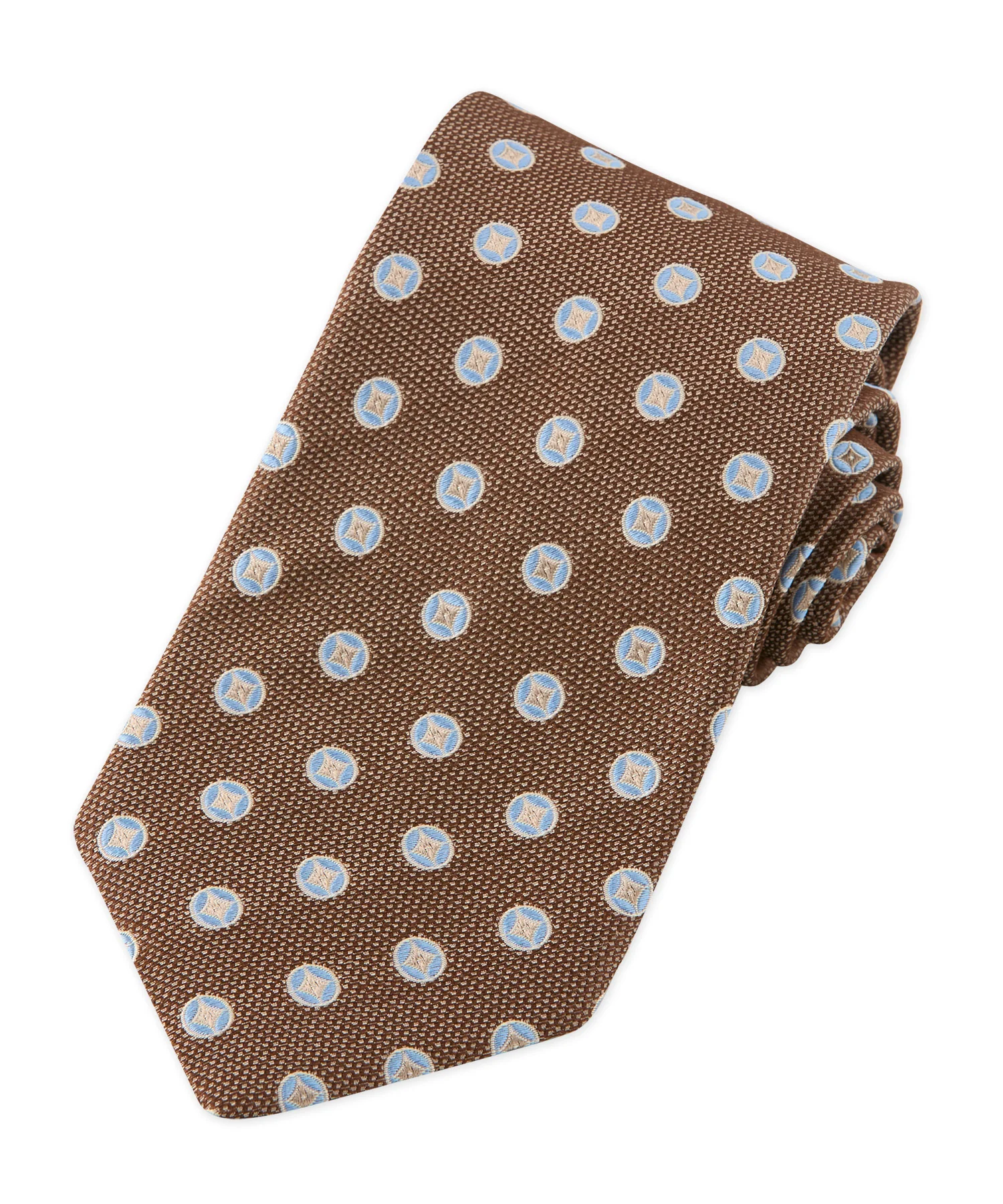 Westport Black Silk Medallion Tie - Image 2